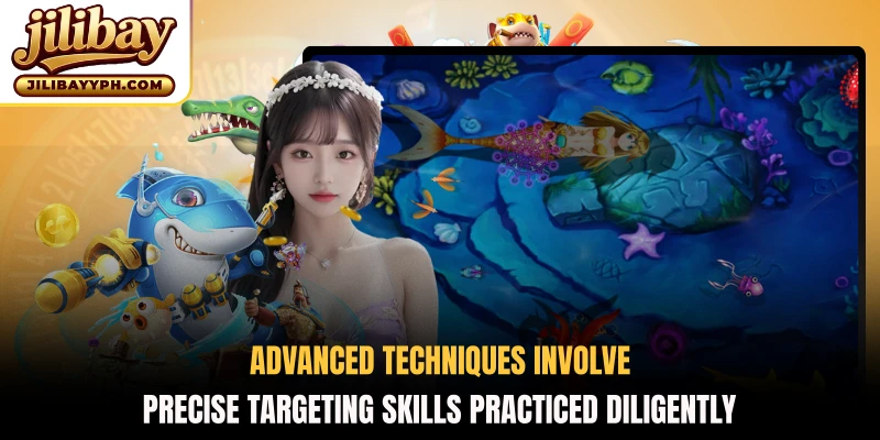 Advanced techniques involve precise targeting skills practiced diligently