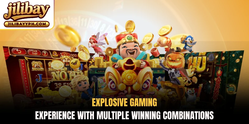 Explosive gaming experience with multiple winning combinations