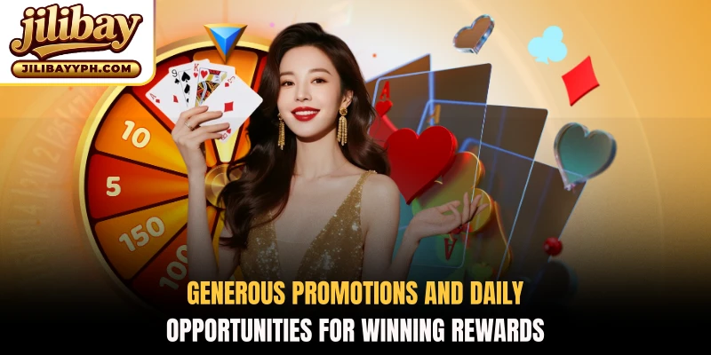 Generous promotions and daily opportunities for winning rewards