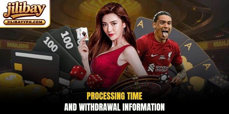 Processing time and withdrawal information
