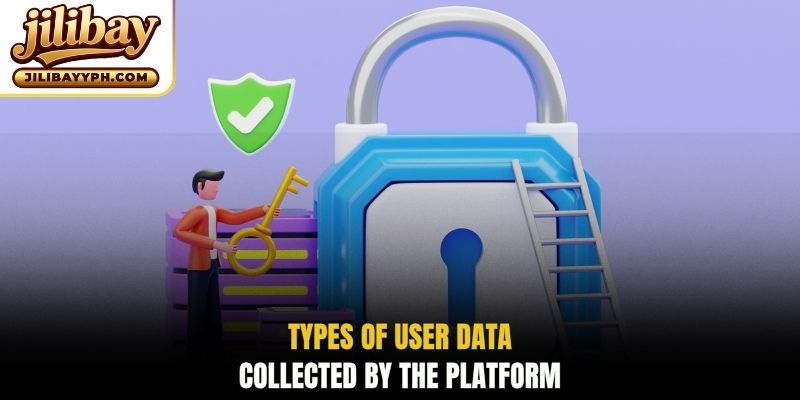 Types of user data collected by the platform